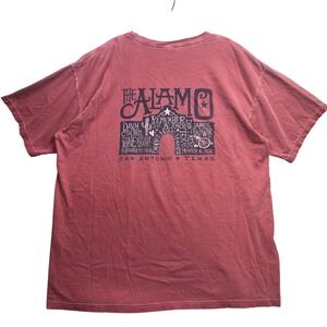 The Alamo Shirt Mens Extra Large Texas Spell Out Grunge Everyday Streetwear